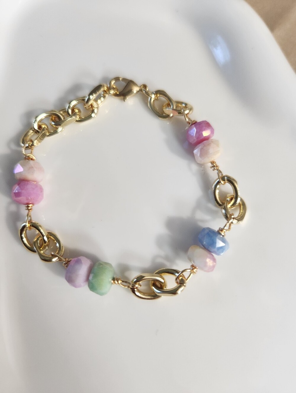 Handmade Cotton Candy Bracelet